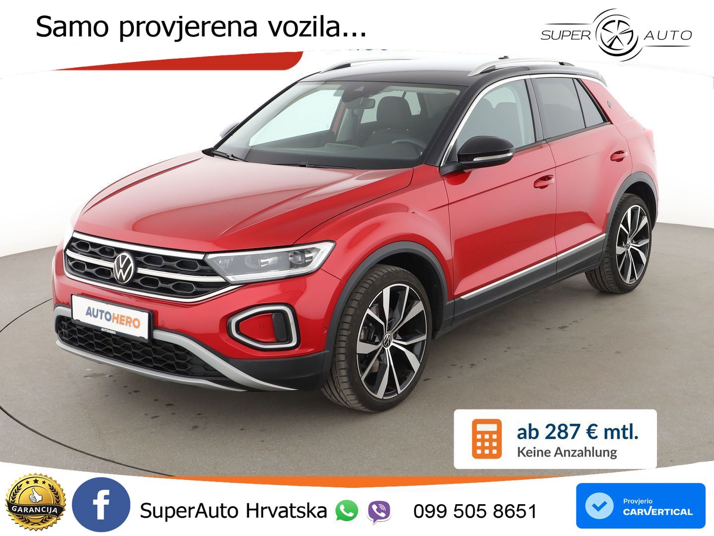 Volkswagen T-Roc I 1.5 TSI (150 KS) DSG LED+GR SJED+ACC