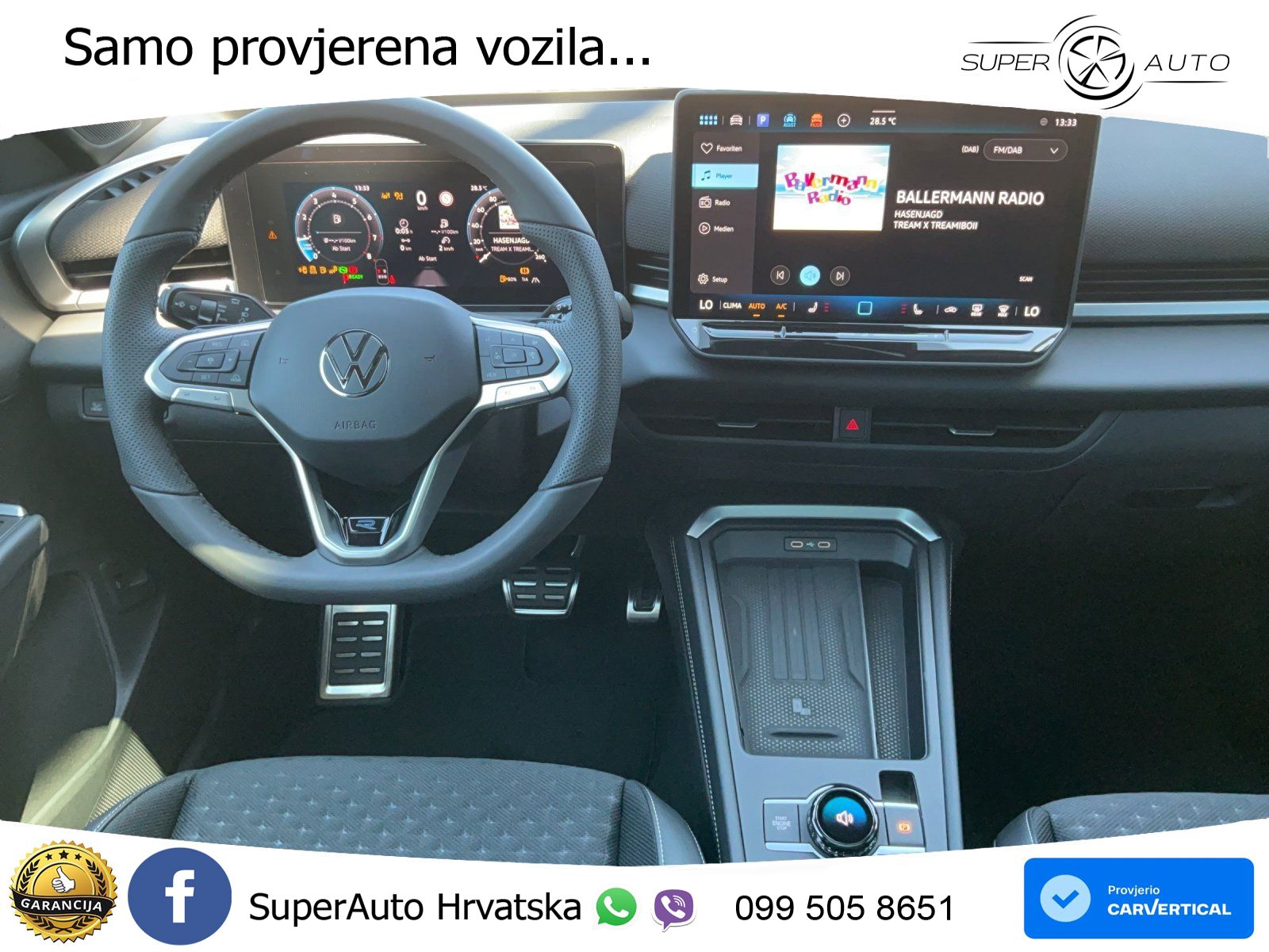 Volkswagen T-Roc 1.5 eTSI (150 KS)  DSG R-Line LED+GR SJED+ACC