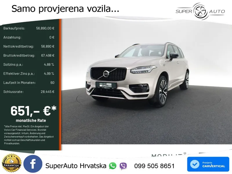 Volvo XC90 2.0 T8 AWD Automatic LED+GR SJED+ACC