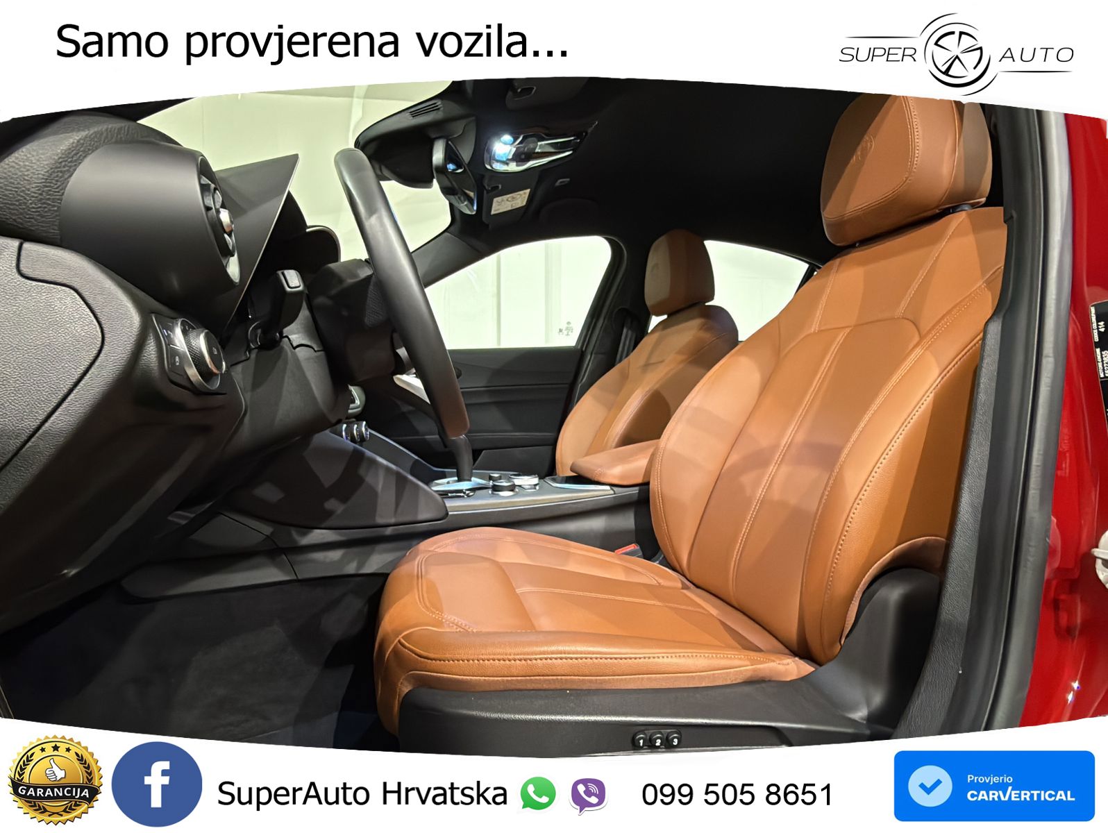 Alfa Romeo Giulia 2.0 Turbo (280 KS) Q4 Automatic LED+GR SJED+ACC