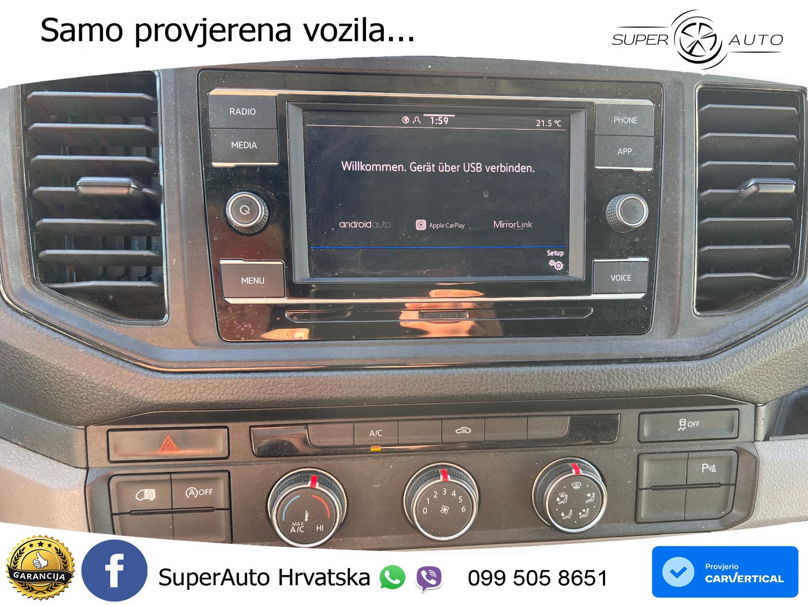 Volkswagen Crafter Kasten 35 lang Hochdach FWD PDC GRA NSW 140 KS