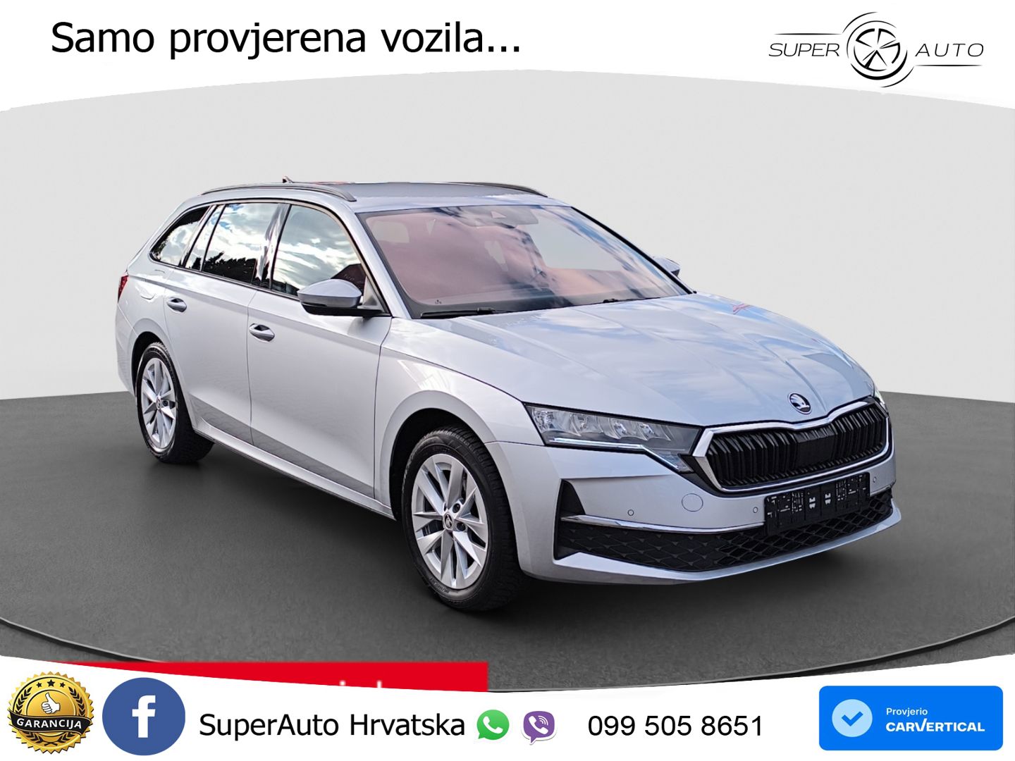 Škoda Octavia Combi 2.0 TDI (150 KS) DSG Selection LED+GR SJED+ACC