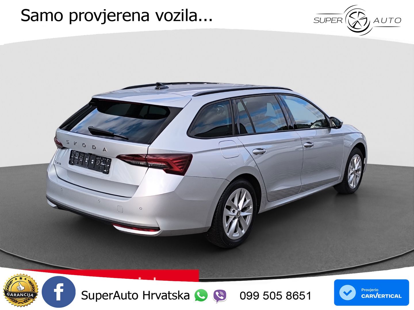 Škoda Octavia Combi 2.0 TDI (150 KS) DSG Selection LED+GR SJED+ACC