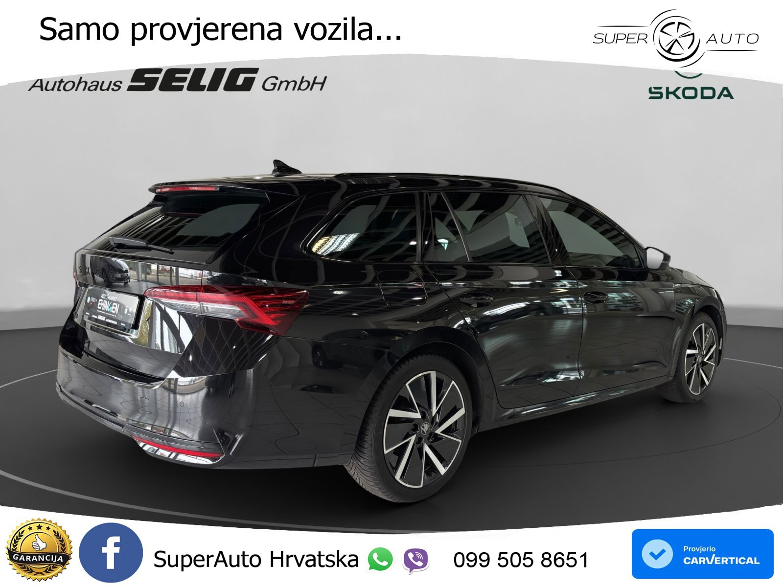 Škoda Octavia Combi 1.5 TSI (150 KS) DSG SportLine LED+GR SJED+ACC