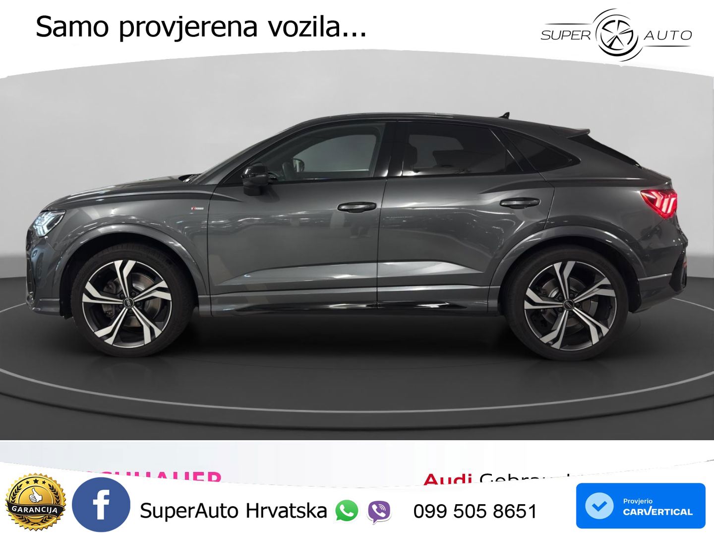 Audi Q3 Sportback 40 TDI (193 KS) quattro S tronic S line MATRIX+GR SJED+KAM