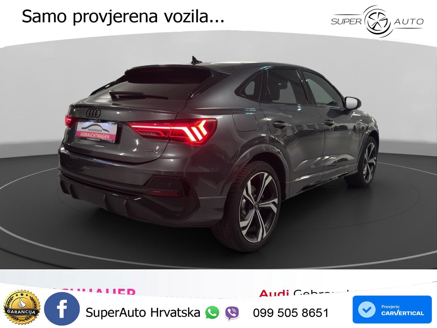 Audi Q3 Sportback 40 TDI (193 KS) quattro S tronic S line MATRIX+GR SJED+KAM