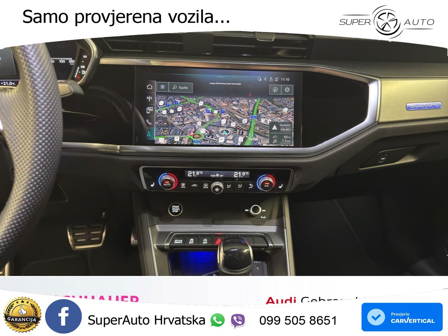 Audi Q3 Sportback 40 TDI (193 KS) quattro S tronic S line MATRIX+GR SJED+KAM