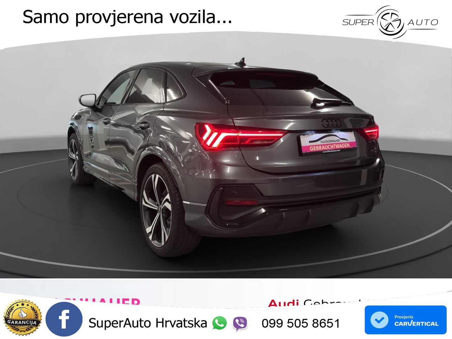 Audi Q3 Sportback 40 TDI (193 KS) quattro S tronic S line MATRIX+GR SJED+KAM