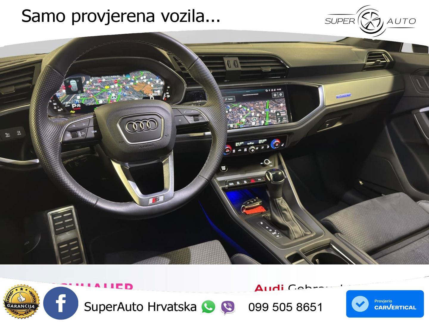 Audi Q3 Sportback 40 TDI (193 KS) quattro S tronic S line MATRIX+GR SJED+KAM