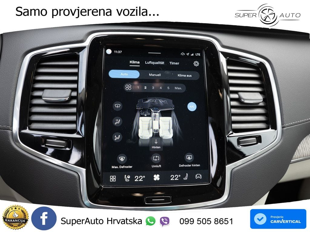 Volvo XC90 2.0 T8 AWD Automatic ACC+HEAD+4xGR SJED+360+PANO