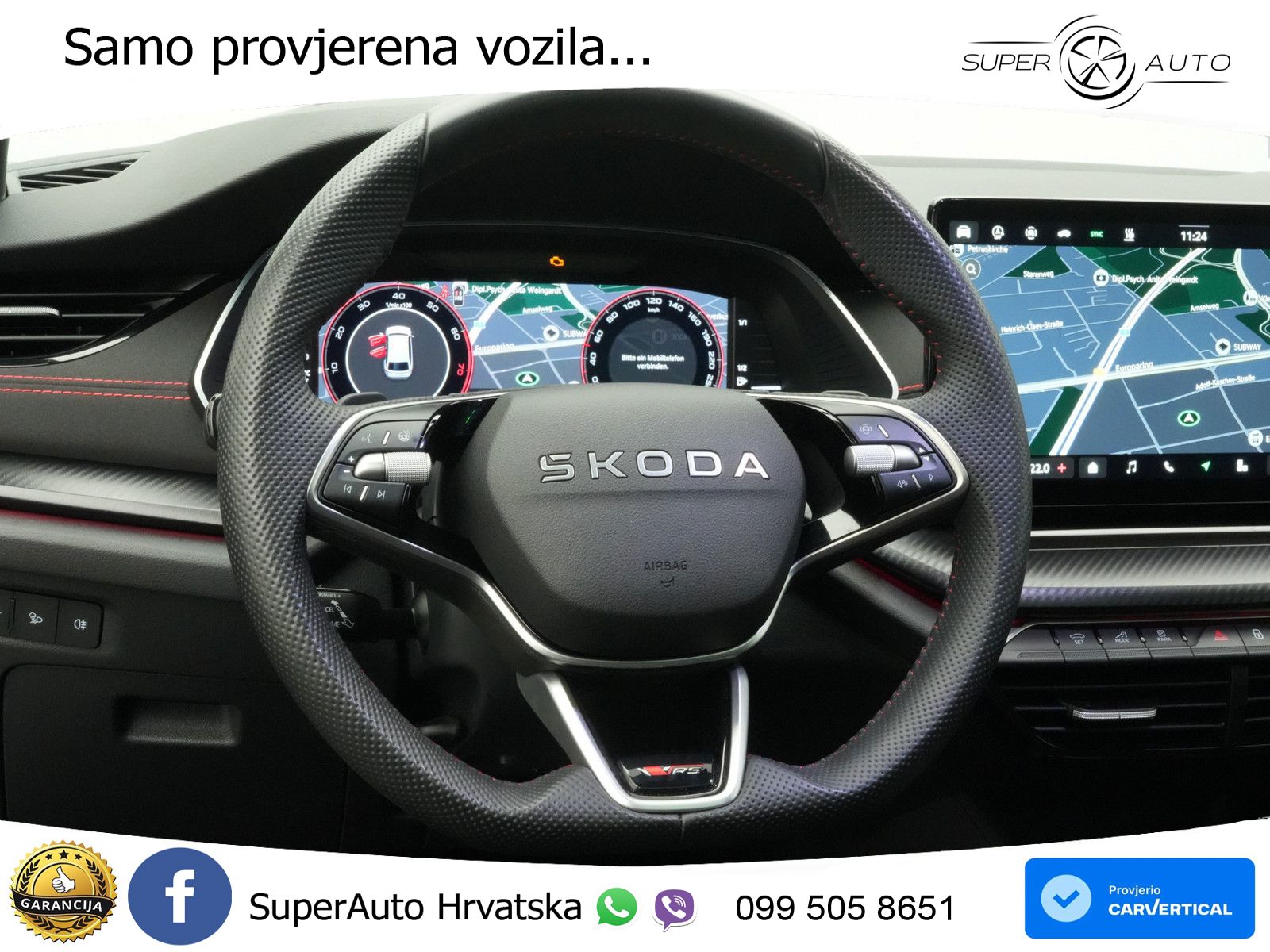 Škoda Octavia Combi RS 2.0 TSI (265 KS) DSG MATRIX+GR SJED+KAM