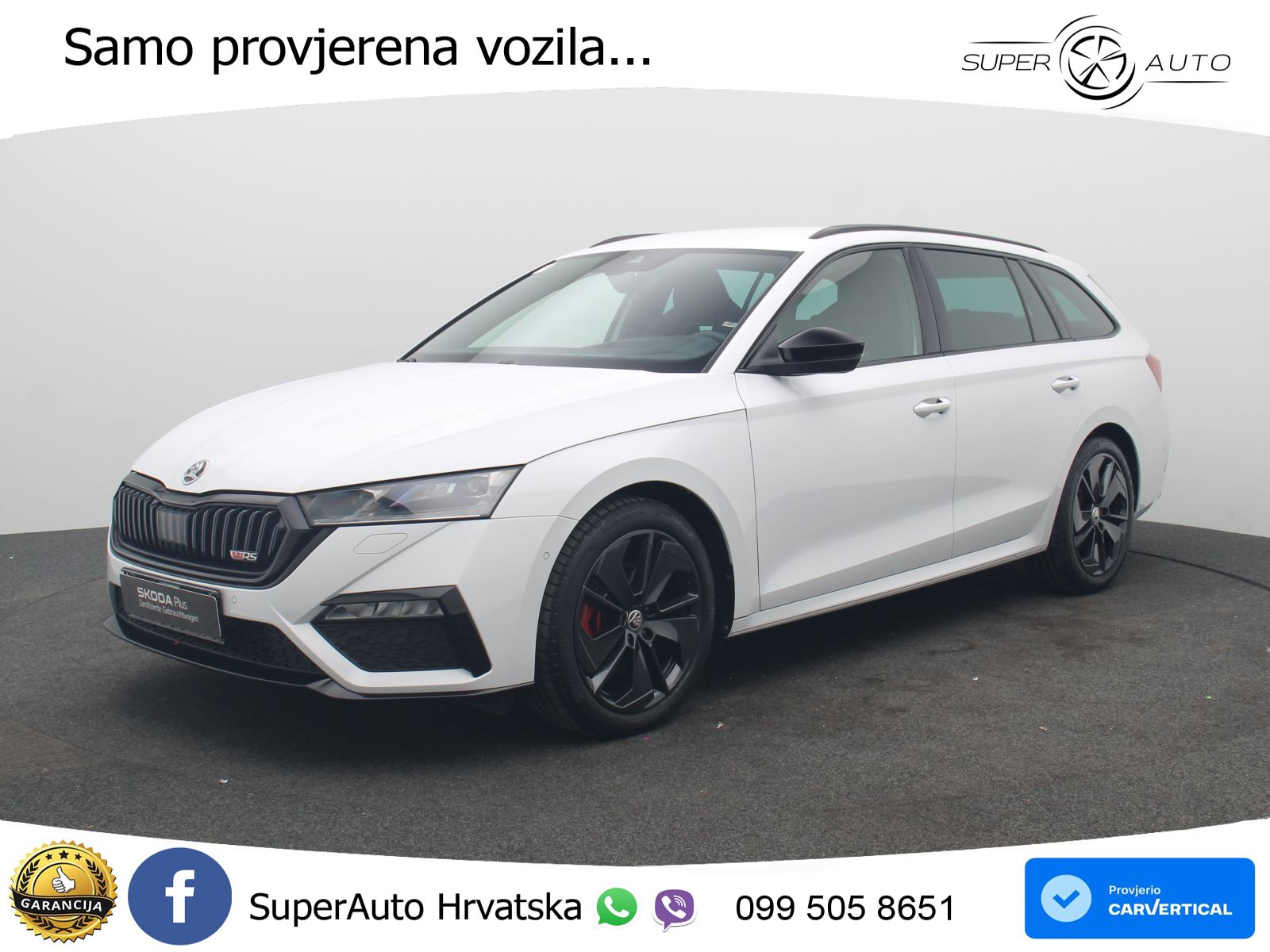 Škoda Octavia Combi RS 2.0 TDI (200 KS) 4x4 DSG LED+GR SJED+ACC