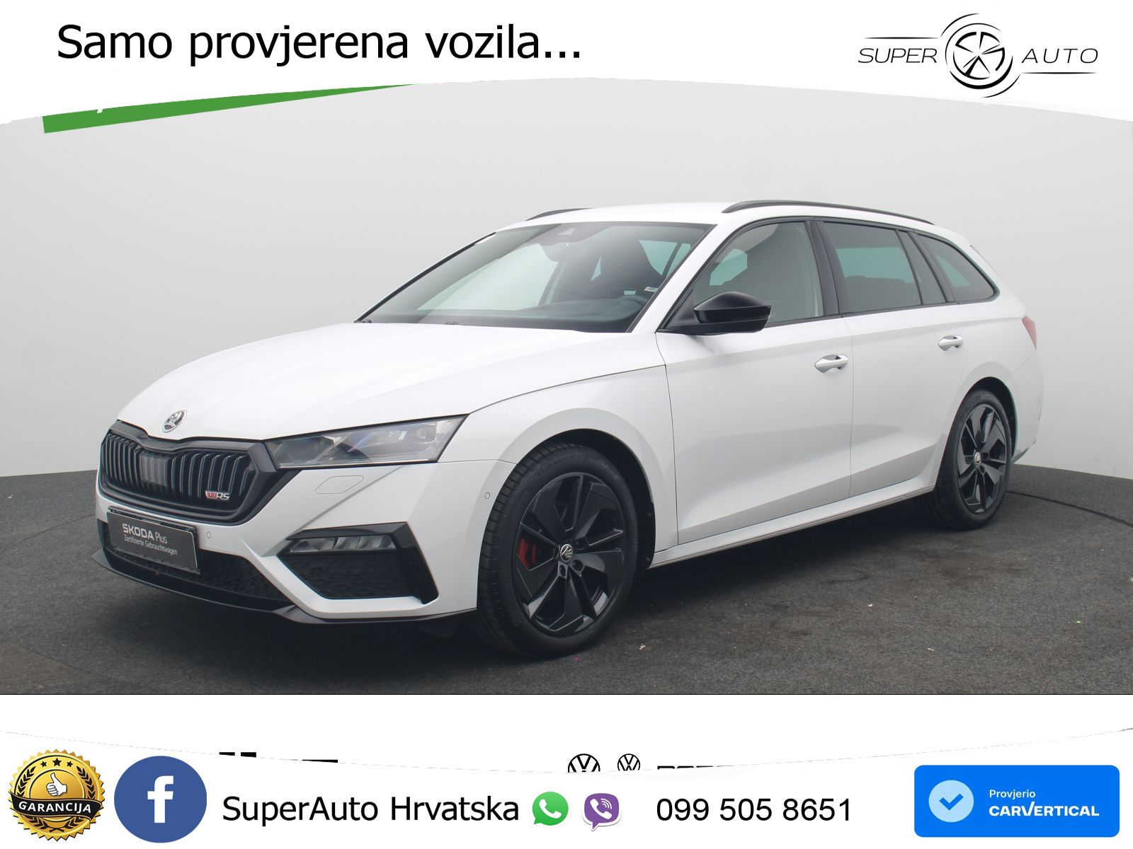 Škoda Octavia Combi RS 2.0 TDI (200 KS) 4x4 DSG LED+GR SJED+ACC