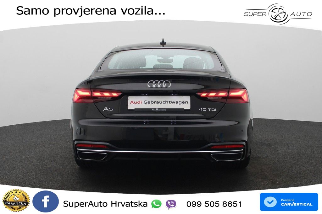 Audi A5 Sportback 40 TDI (204 KS) S tronic advanced