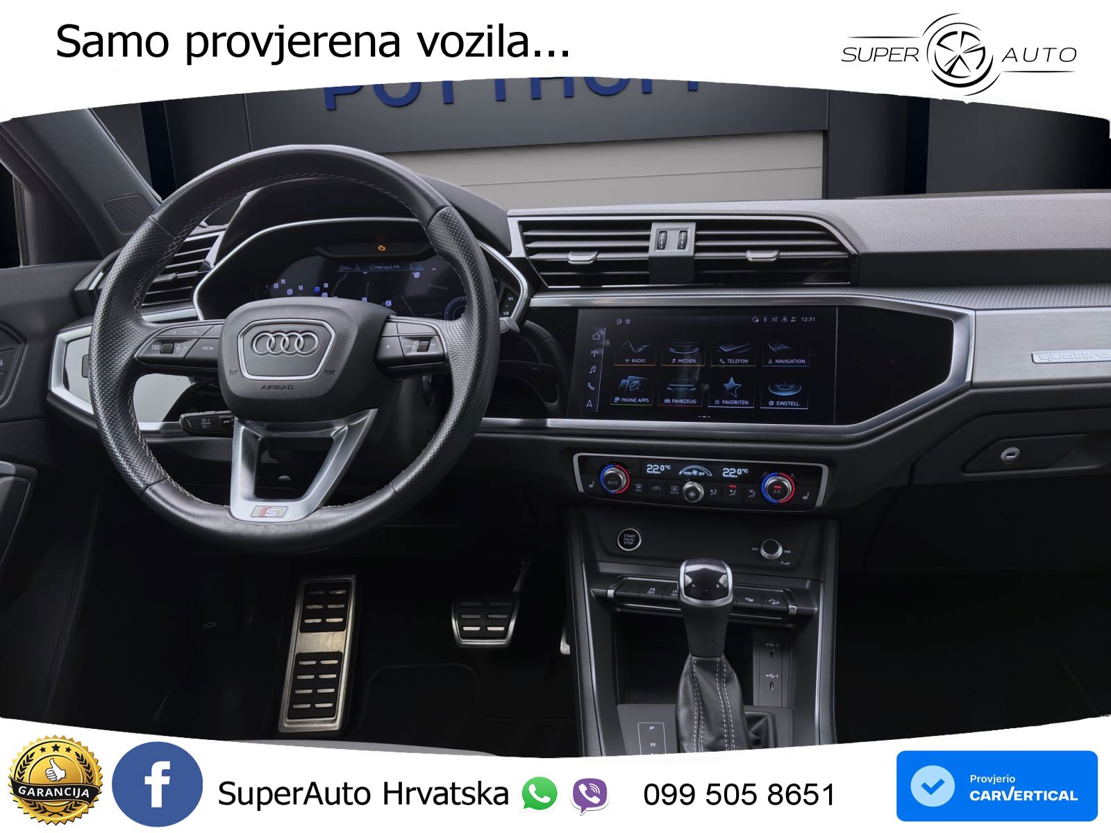 Audi Q3 35 TDI (150 KS) quattro S tronic advanced LED+GR SJED+ACC