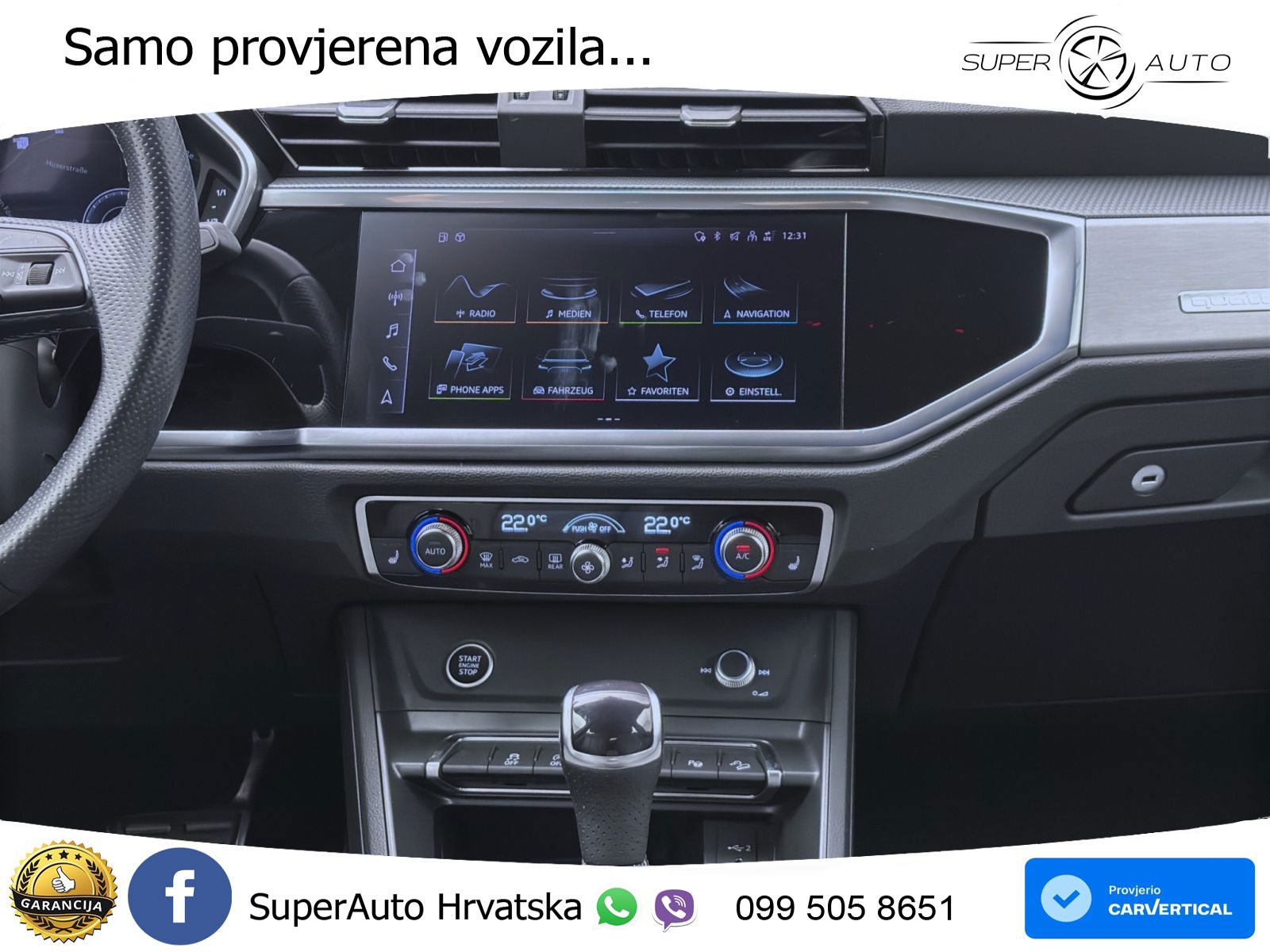 Audi Q3 35 TDI (150 KS) quattro S tronic advanced LED+GR SJED+ACC