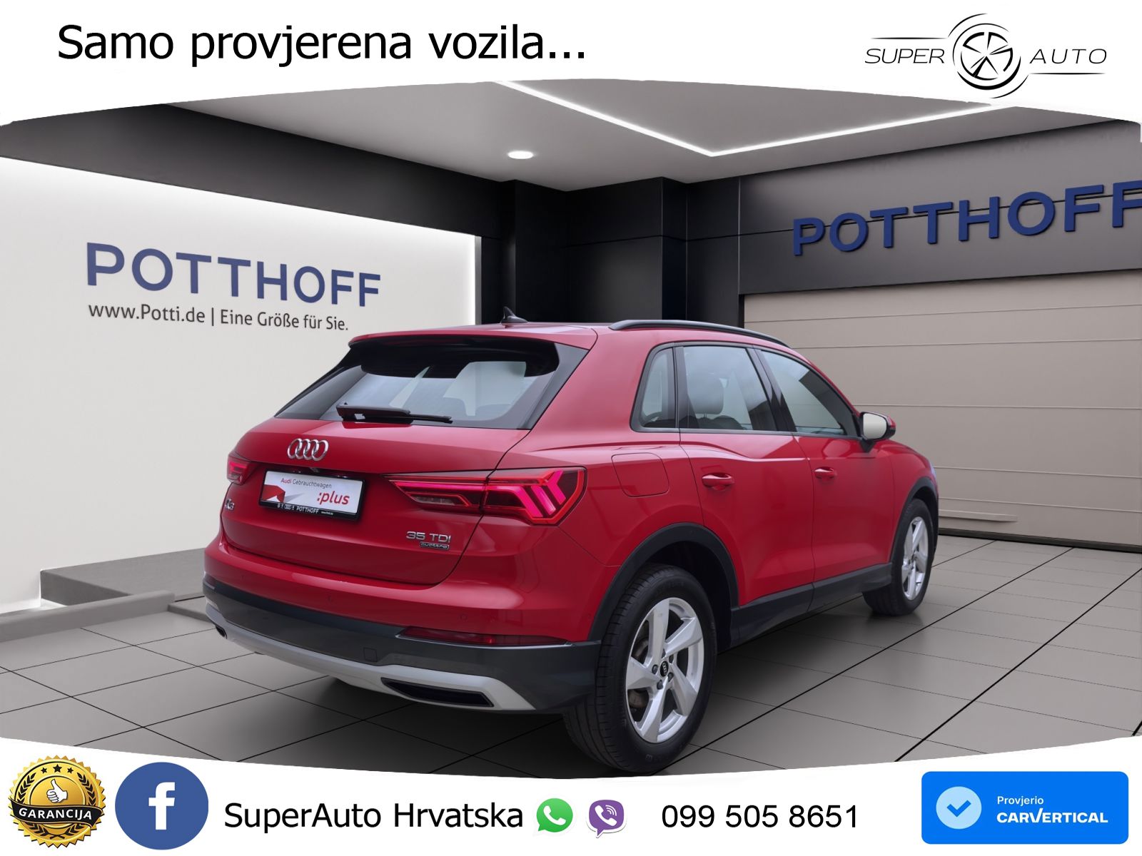 Audi Q3 35 TDI (150 KS) quattro S tronic advanced LED+GR SJED+ACC