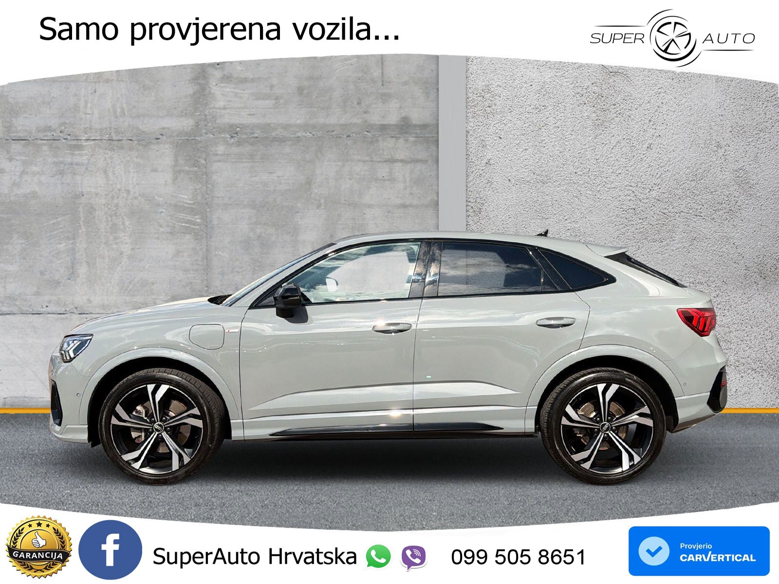 Audi Q3 Sportback 45 TFSIe (245 KS) S tronic S line LED+GR SJED+ACC