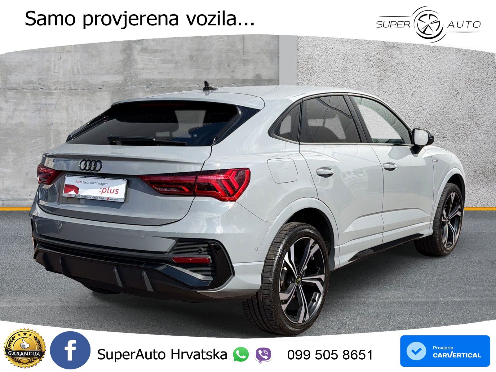 Audi Q3 Sportback 45 TFSIe (245 KS) S tronic S line LED+GR SJED+ACC