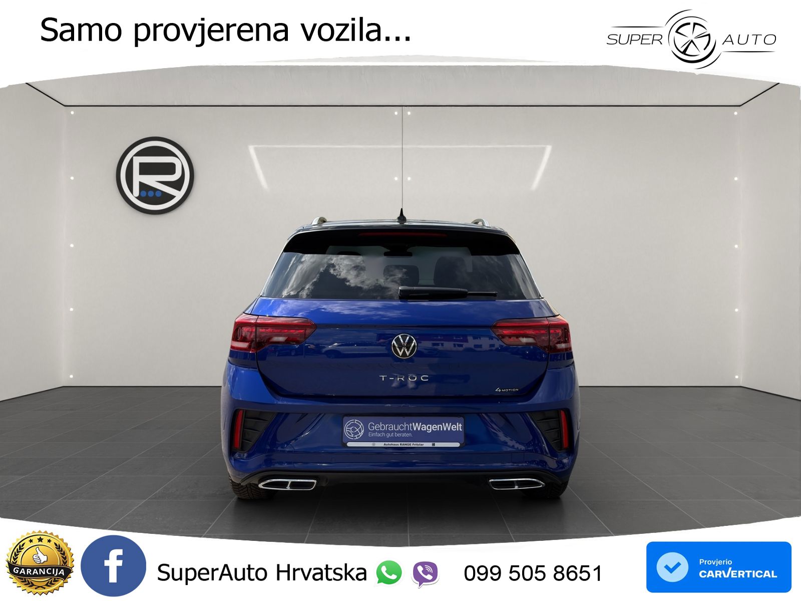 Volkswagen T-Roc I 2.0 TSI (190 KS) 4M DSG LED+GR SJED+ACC