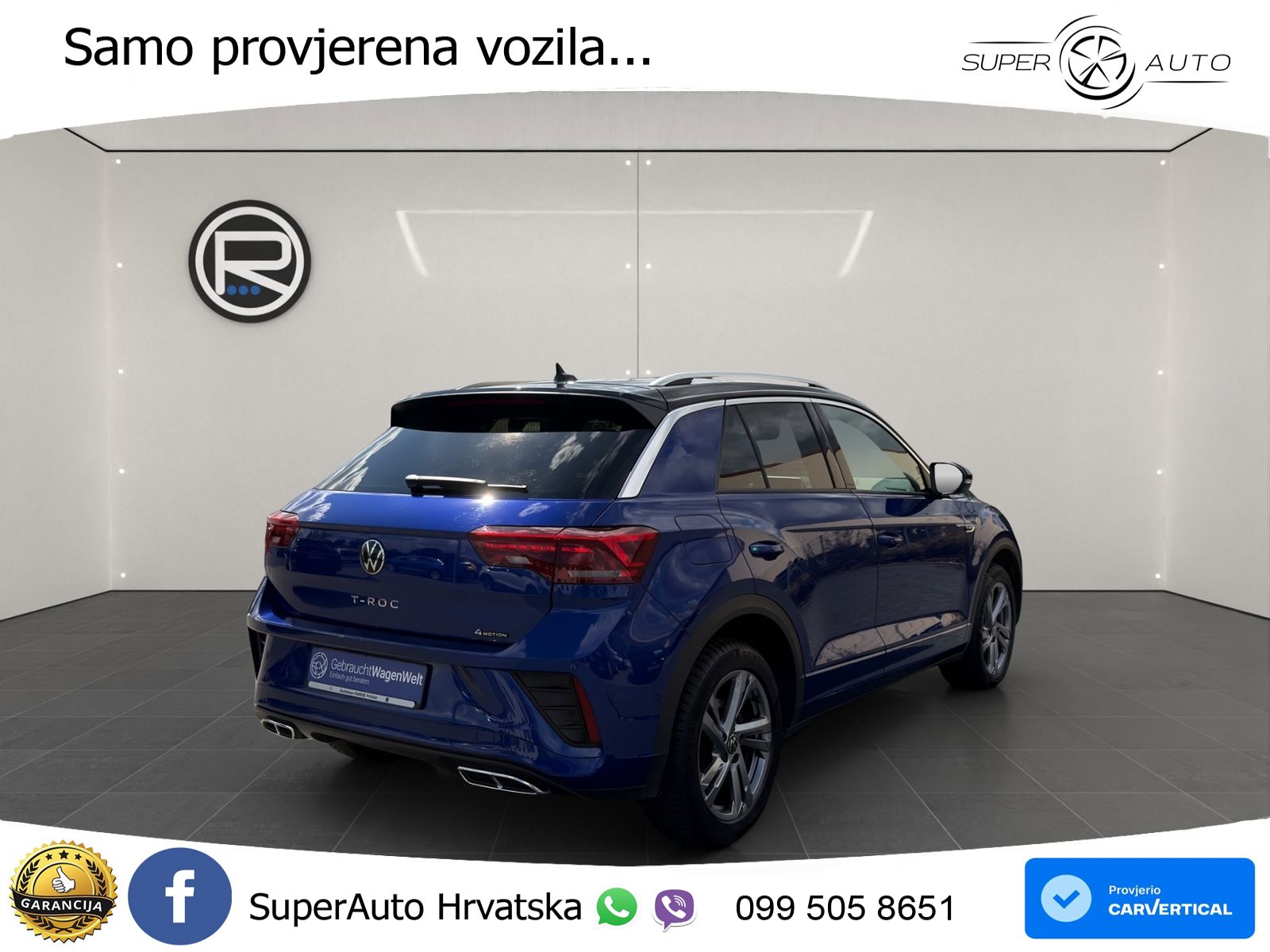 Volkswagen T-Roc I 2.0 TSI (190 KS) 4M DSG LED+GR SJED+ACC