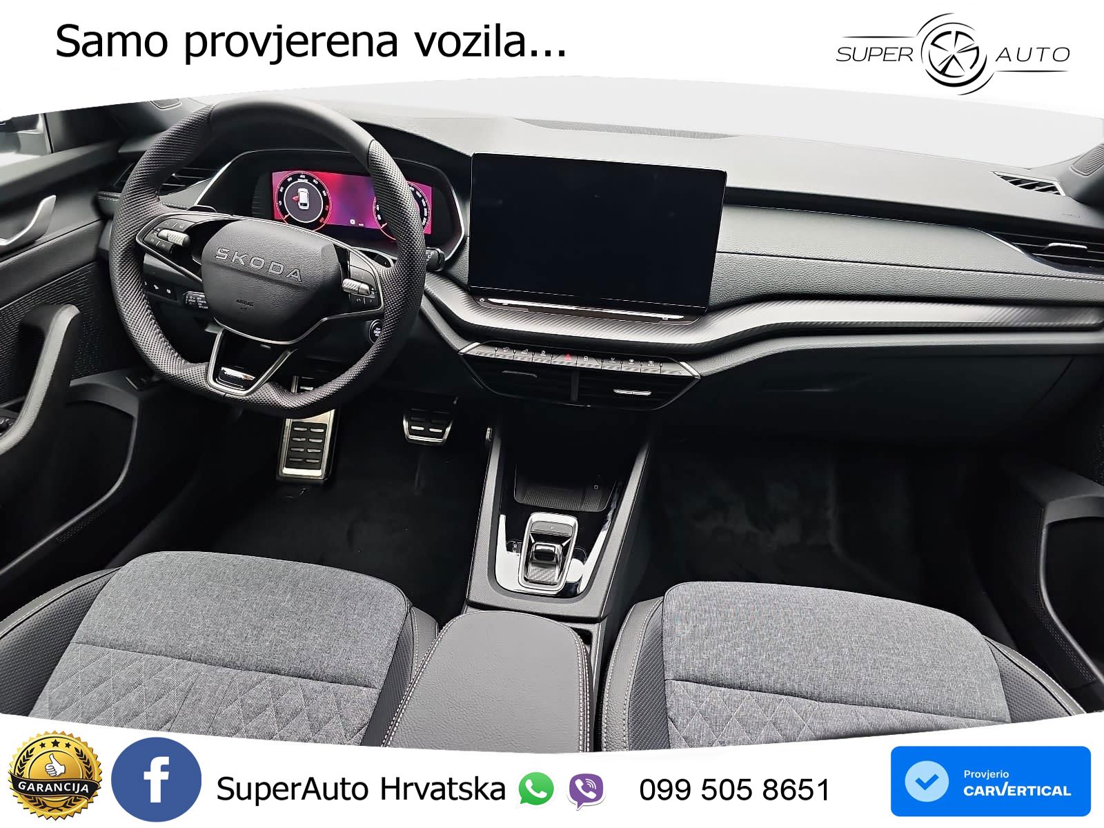 Škoda Octavia Combi 2.0 TSI (204 KS) 4x4 DSG SportLine LED+GR SJED+ACC