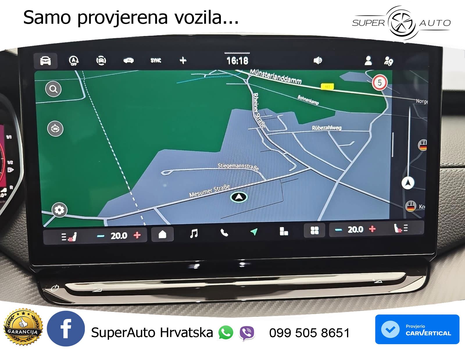 Škoda Octavia Combi 2.0 TSI (204 KS) 4x4 DSG SportLine LED+GR SJED+ACC