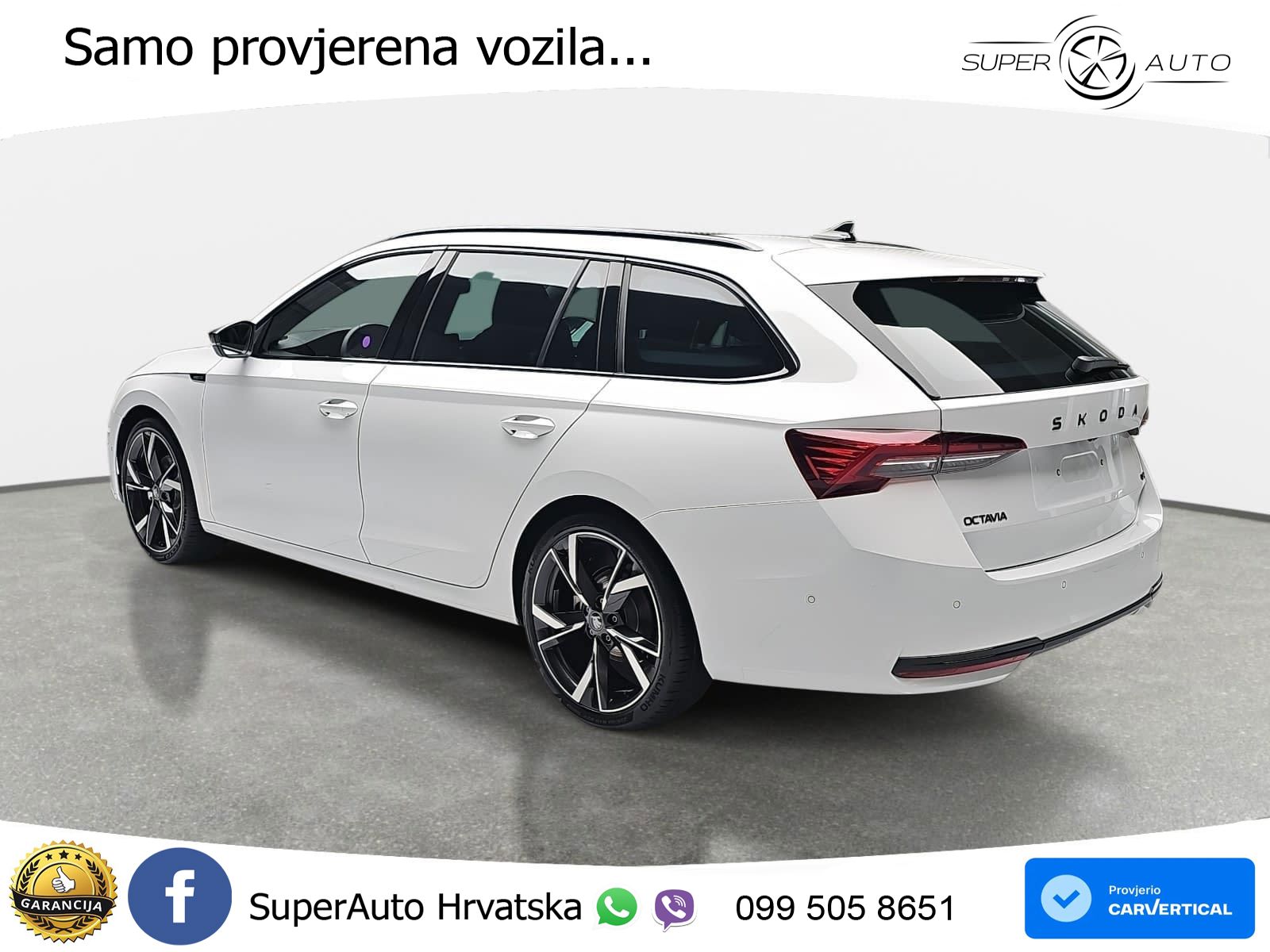 Škoda Octavia Combi 2.0 TSI (204 KS) 4x4 DSG SportLine LED+GR SJED+ACC