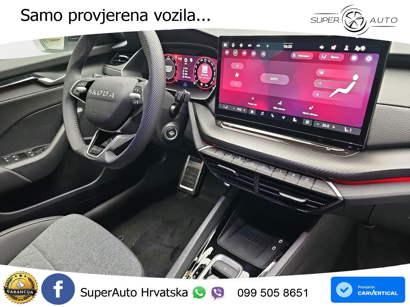 Škoda Octavia Combi 2.0 TSI (204 KS) 4x4 DSG SportLine LED+GR SJED+ACC
