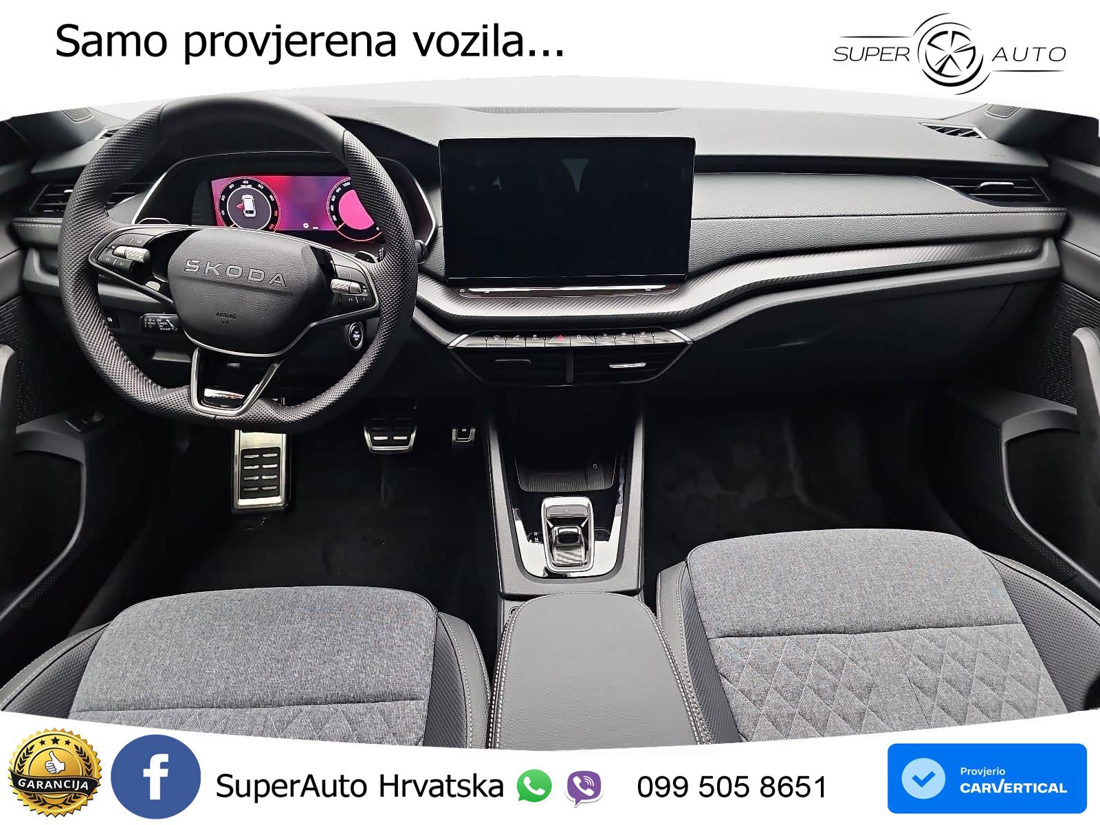 Škoda Octavia Combi 2.0 TSI (204 KS) 4x4 DSG SportLine LED+GR SJED+ACC