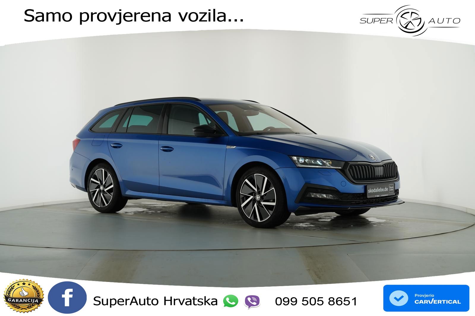 Škoda Octavia Combi 2.0 TDI (150 KS) DSG SportLine MATRIX+GR SJED+KAM