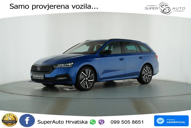 Škoda Octavia Combi 2.0 TDI (150 KS) DSG SportLine MATRIX+GR SJED+KAM
