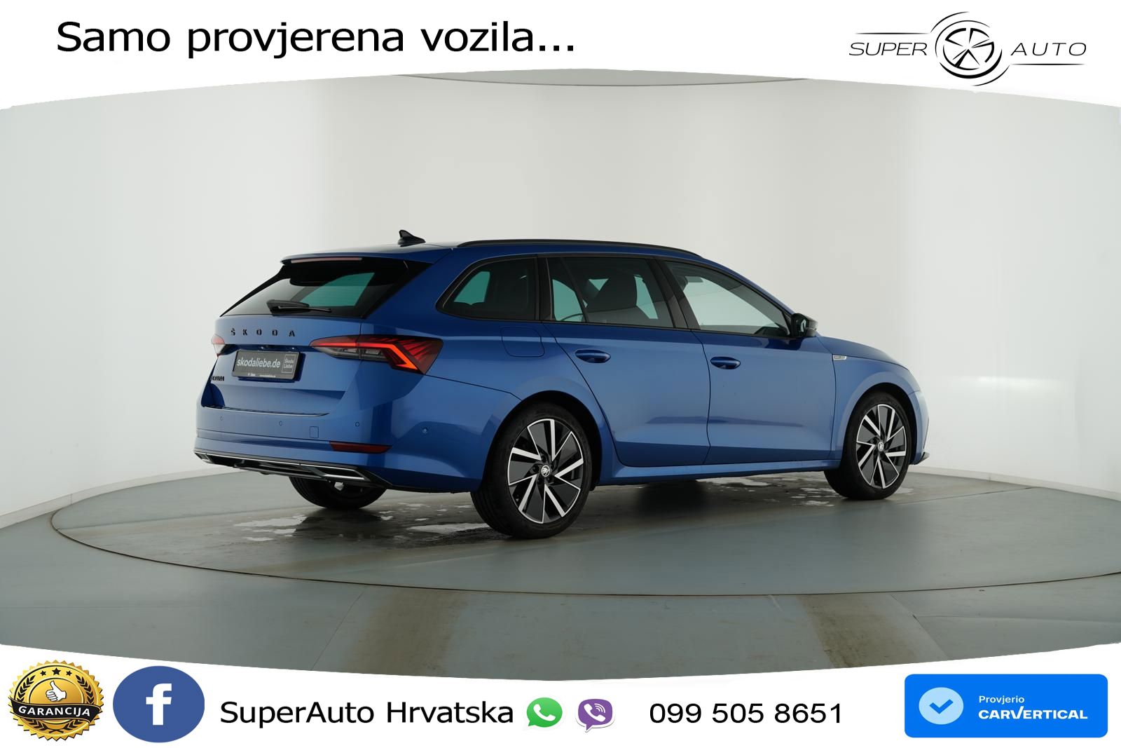 Škoda Octavia Combi 2.0 TDI (150 KS) DSG SportLine MATRIX+GR SJED+KAM
