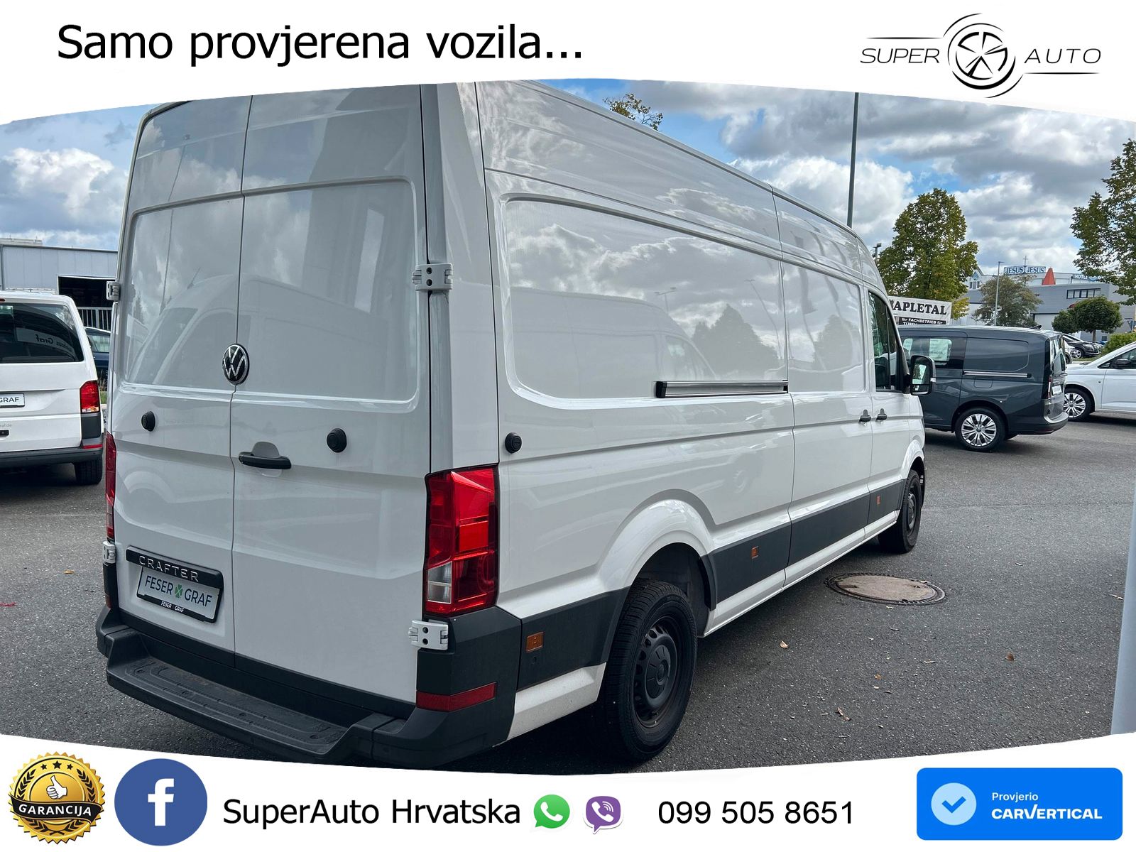 Volkswagen Crafter 35 Kasten Hochdach LR 2.0 TDI SCR 103 KW 140 KS