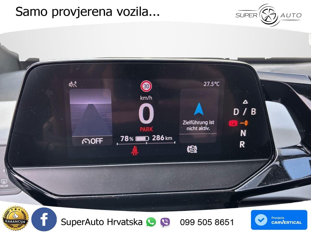 Volkswagen ID.3 Pro 62 kWh (204 KS) LED+GR SJED+ACC