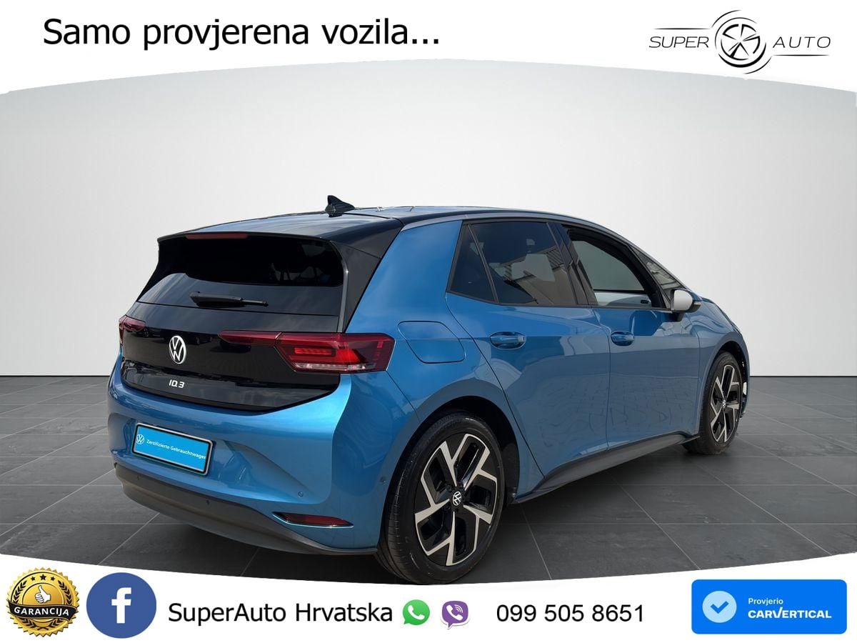 Volkswagen ID.3 Pro 62 kWh (204 KS) LED+GR SJED+ACC