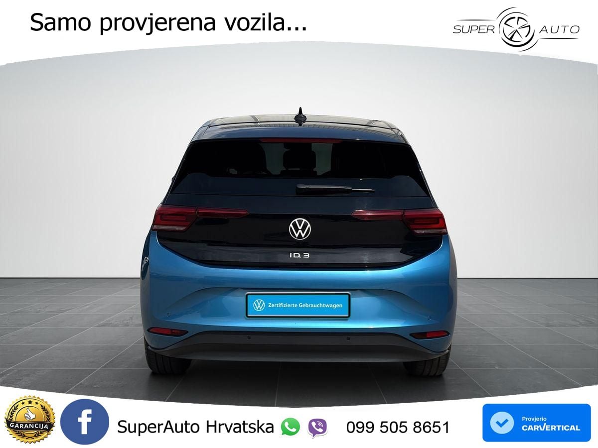 Volkswagen ID.3 Pro 62 kWh (204 KS) LED+GR SJED+ACC