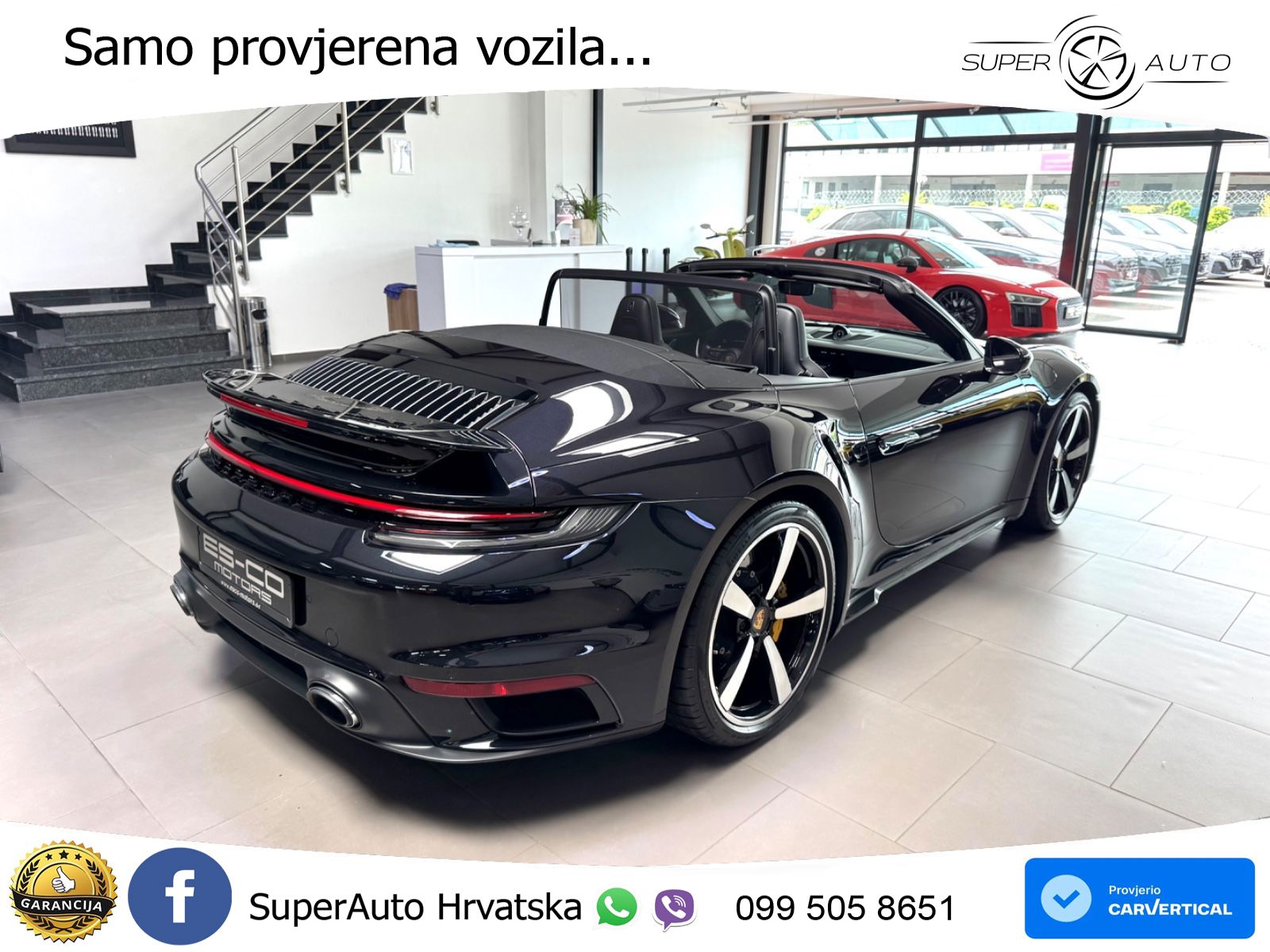 Porsche 911 Turbo S Cabriolet 3.8 (650 KS) PDK ZRAČNI+ACC+GR SJED+360