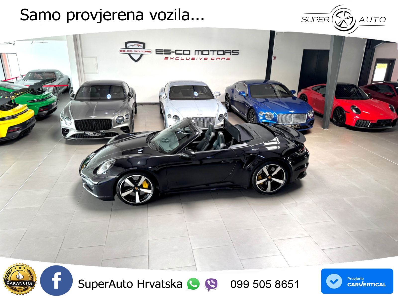 Porsche 911 Turbo S Cabriolet 3.8 (650 KS) PDK ZRAČNI+ACC+GR SJED+360