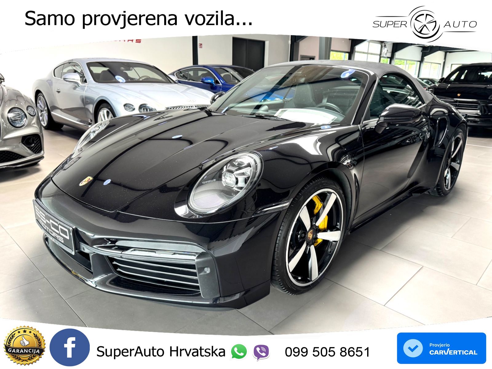 Porsche 911 Turbo S Cabriolet 3.8 (650 KS) PDK ZRAČNI+ACC+GR SJED+360