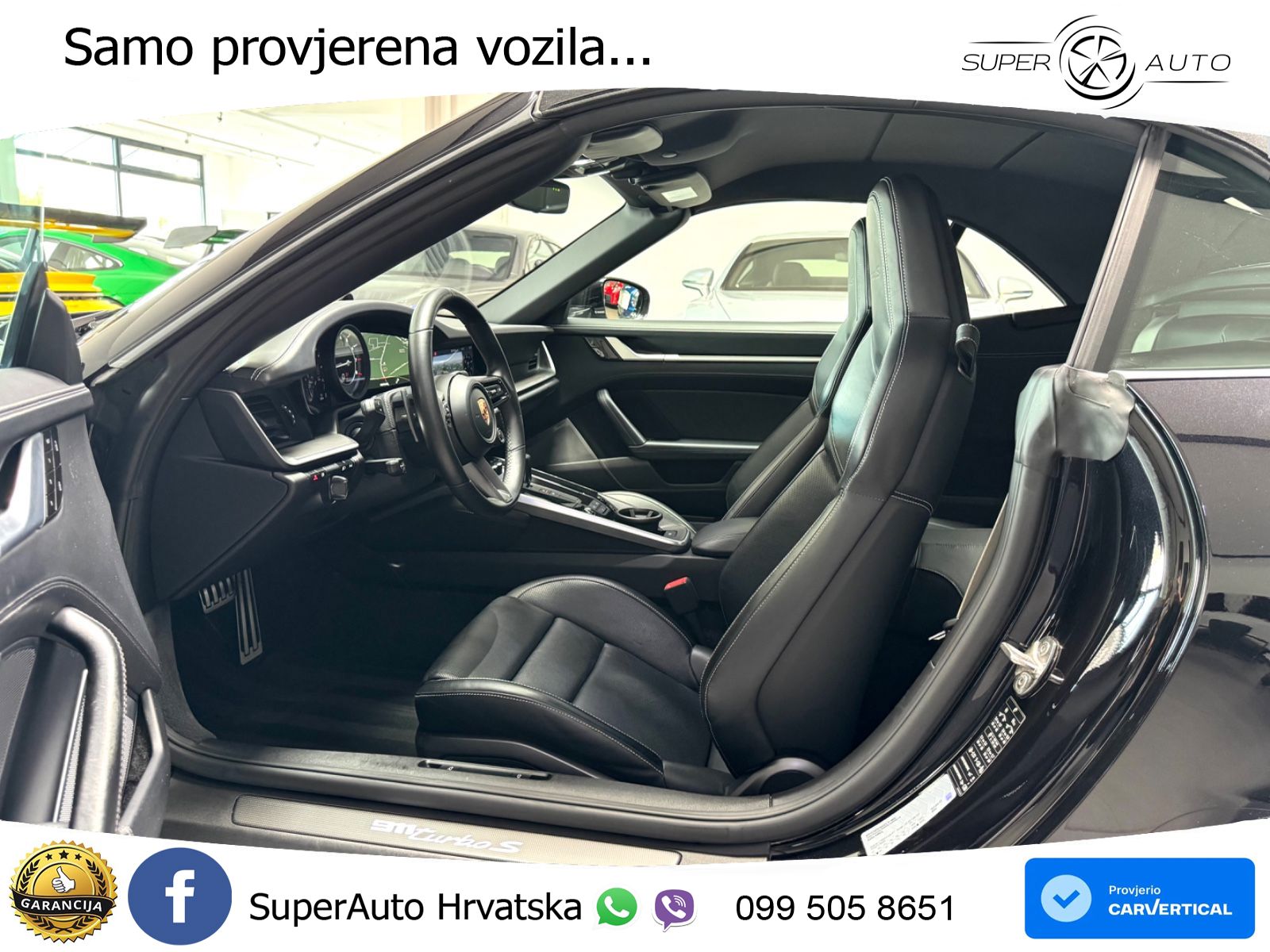 Porsche 911 Turbo S Cabriolet 3.8 (650 KS) PDK ZRAČNI+ACC+GR SJED+360