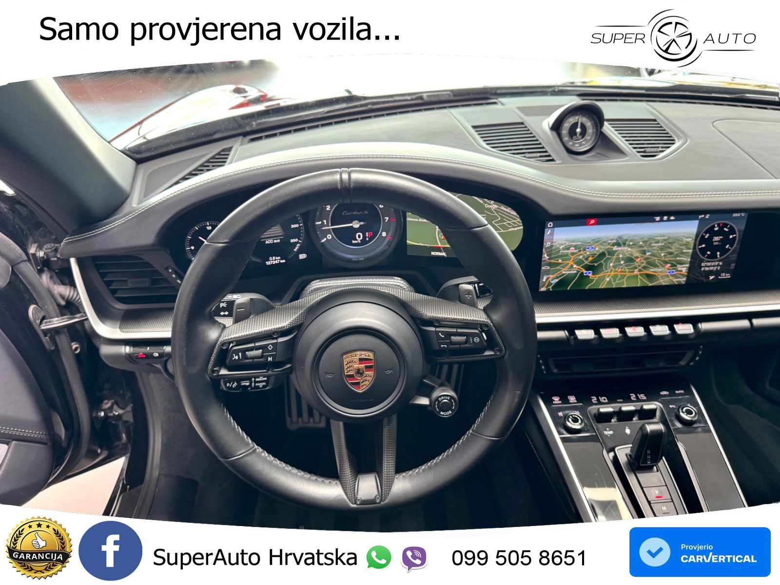 Porsche 911 Turbo S Cabriolet 3.8 (650 KS) PDK ZRAČNI+ACC+GR SJED+360