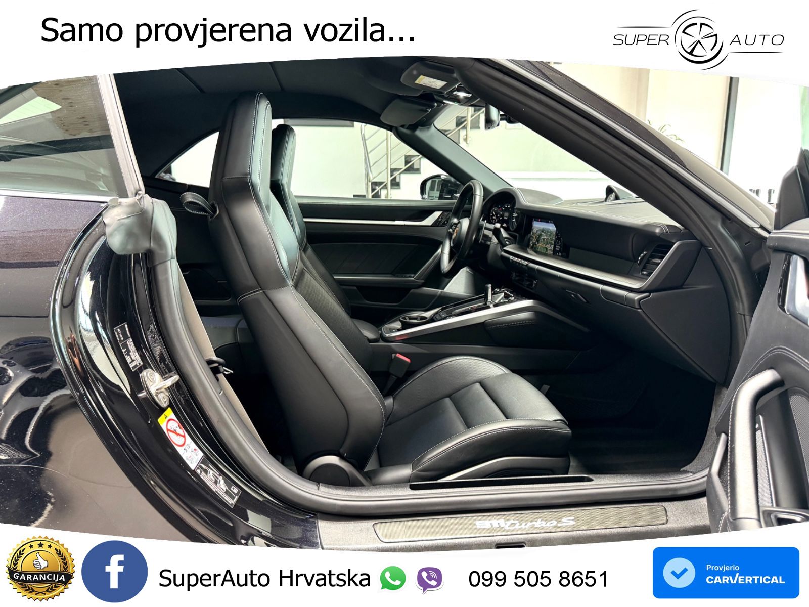 Porsche 911 Turbo S Cabriolet 3.8 (650 KS) PDK ZRAČNI+ACC+GR SJED+360