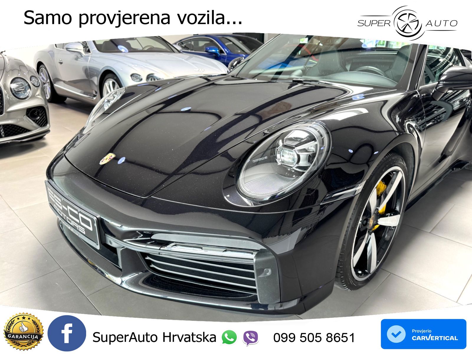 Porsche 911 Turbo S Cabriolet 3.8 (650 KS) PDK ZRAČNI+ACC+GR SJED+360