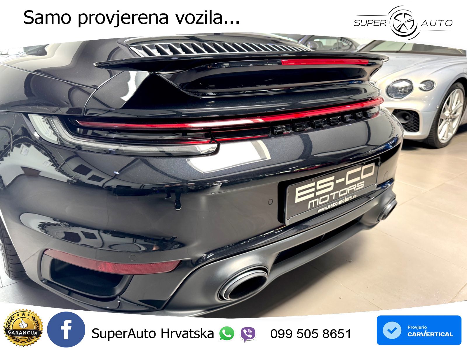 Porsche 911 Turbo S Cabriolet 3.8 (650 KS) PDK ZRAČNI+ACC+GR SJED+360