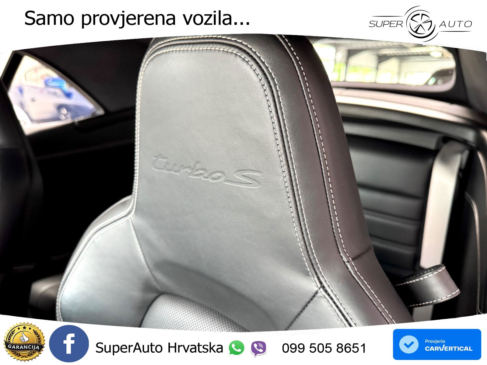 Porsche 911 Turbo S Cabriolet 3.8 (650 KS) PDK ZRAČNI+ACC+GR SJED+360