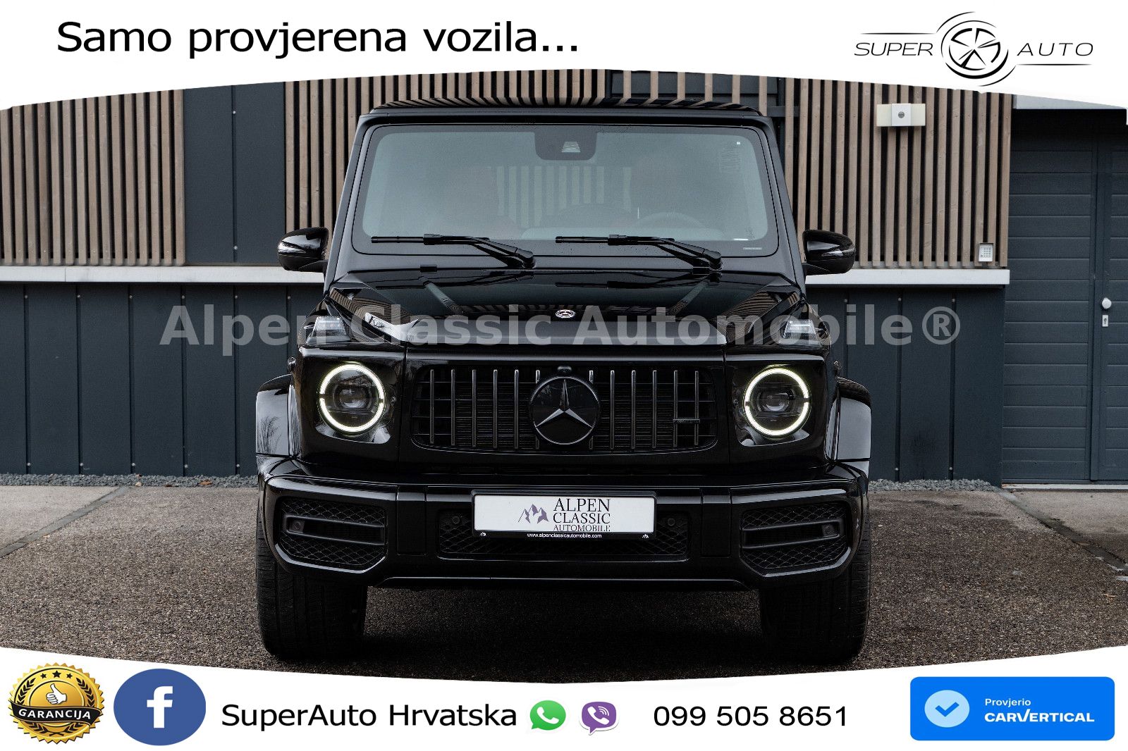 Mercedes AMG G 63 Long V8 (585 KS) 4MATIC 9G-TRONIC AMG SPEEDSHIFT PLUS LED+GR SJED+ACC