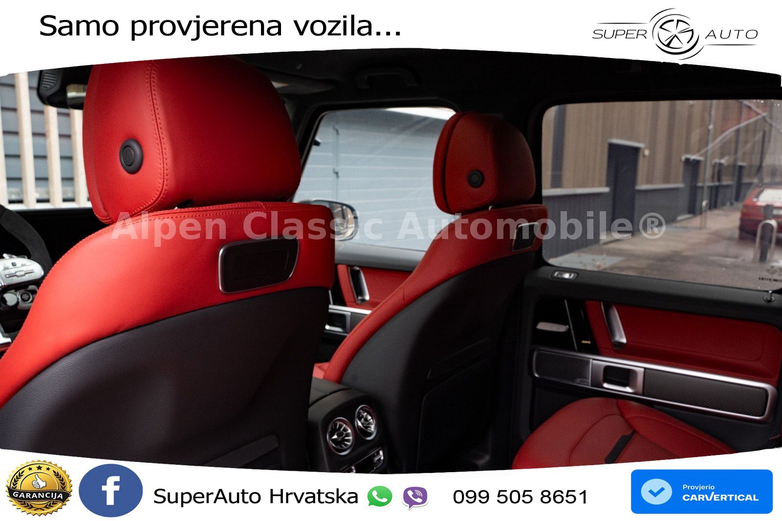 Mercedes AMG G 63 Long V8 (585 KS) 4MATIC 9G-TRONIC AMG SPEEDSHIFT PLUS LED+GR SJED+ACC