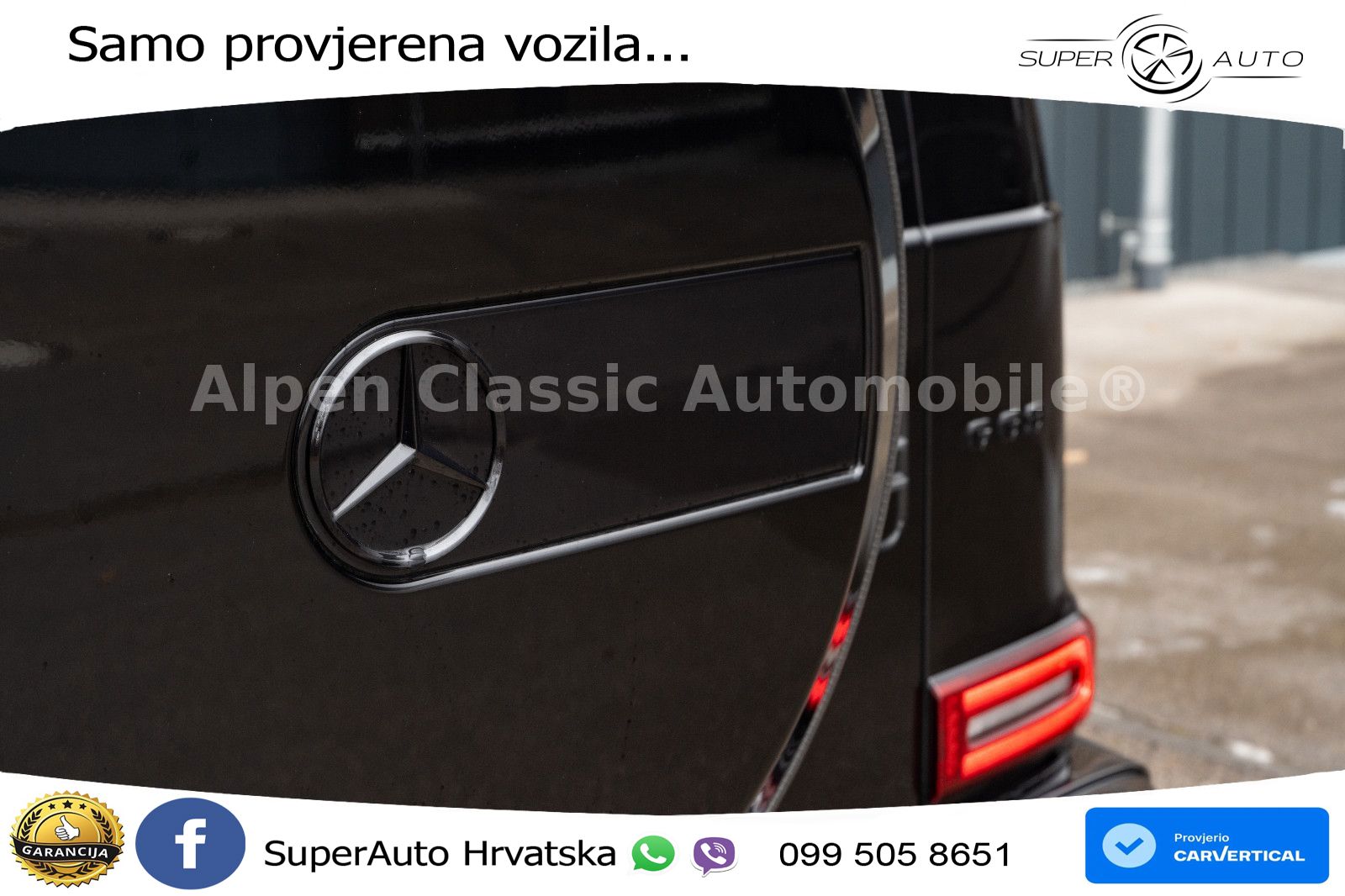 Mercedes AMG G 63 Long V8 (585 KS) 4MATIC 9G-TRONIC AMG SPEEDSHIFT PLUS LED+GR SJED+ACC
