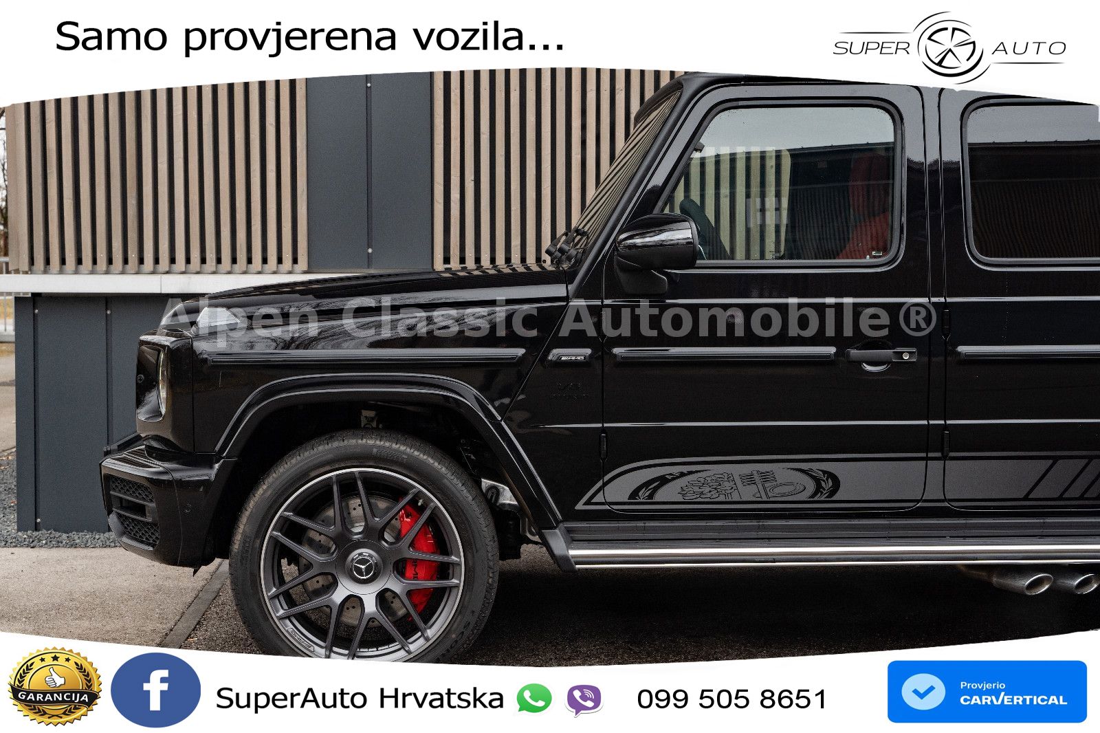 Mercedes AMG G 63 Long V8 (585 KS) 4MATIC 9G-TRONIC AMG SPEEDSHIFT PLUS LED+GR SJED+ACC
